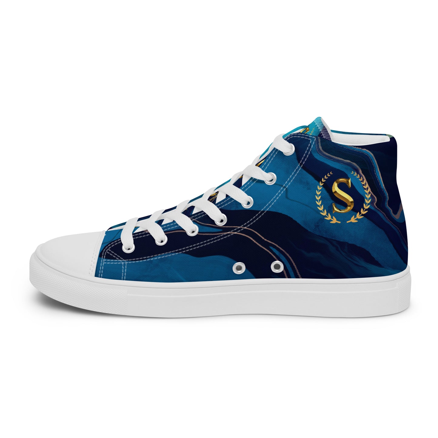 Men’s high top canvas shoes