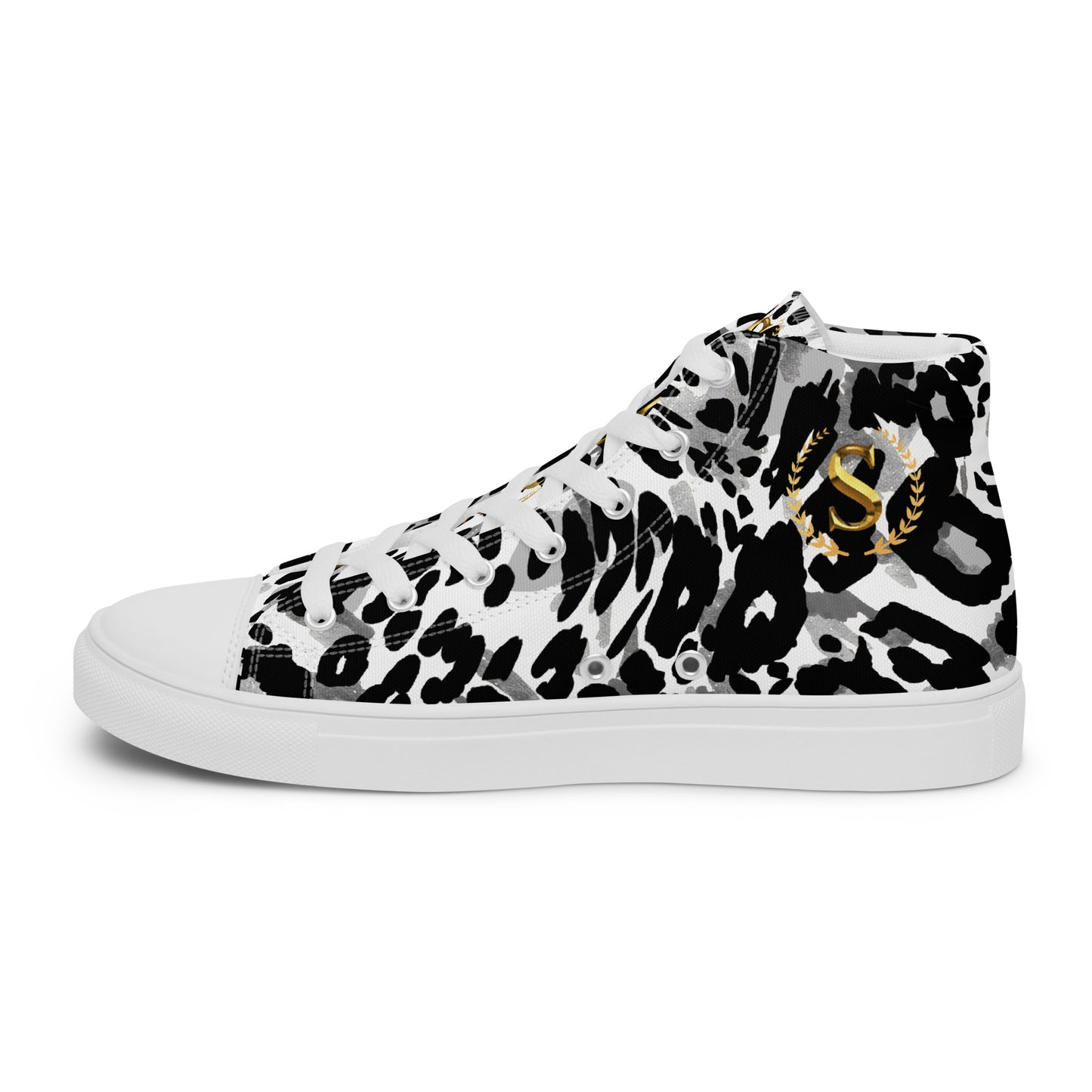 Men’s high top canvas shoes