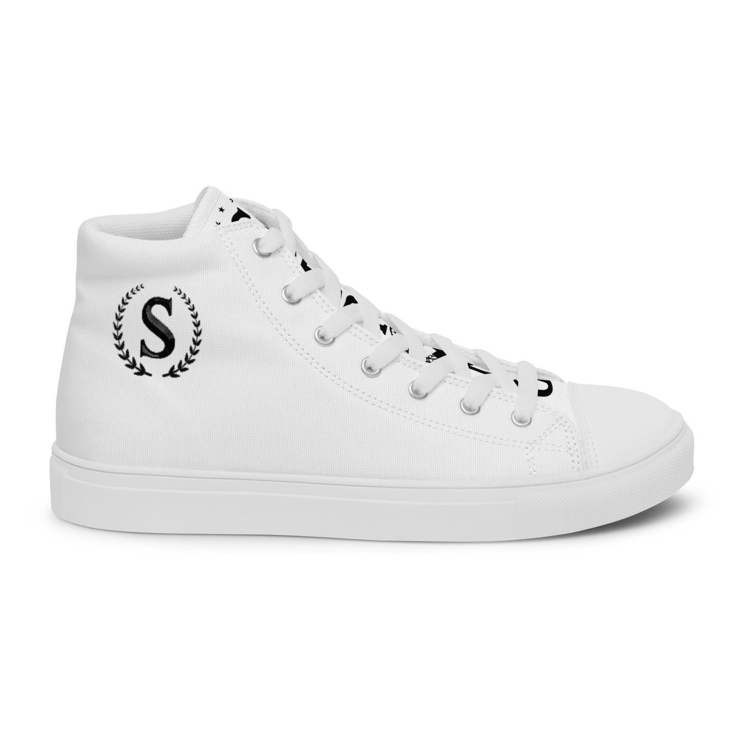 Men’s high top canvas shoes