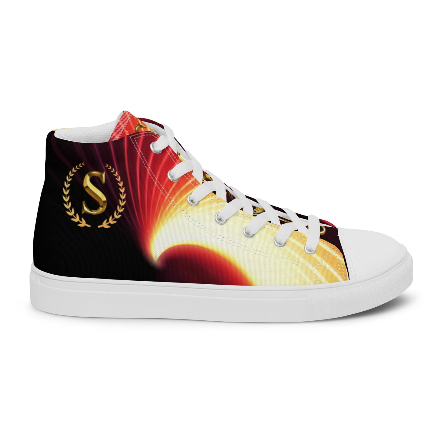 Men’s high top canvas shoes