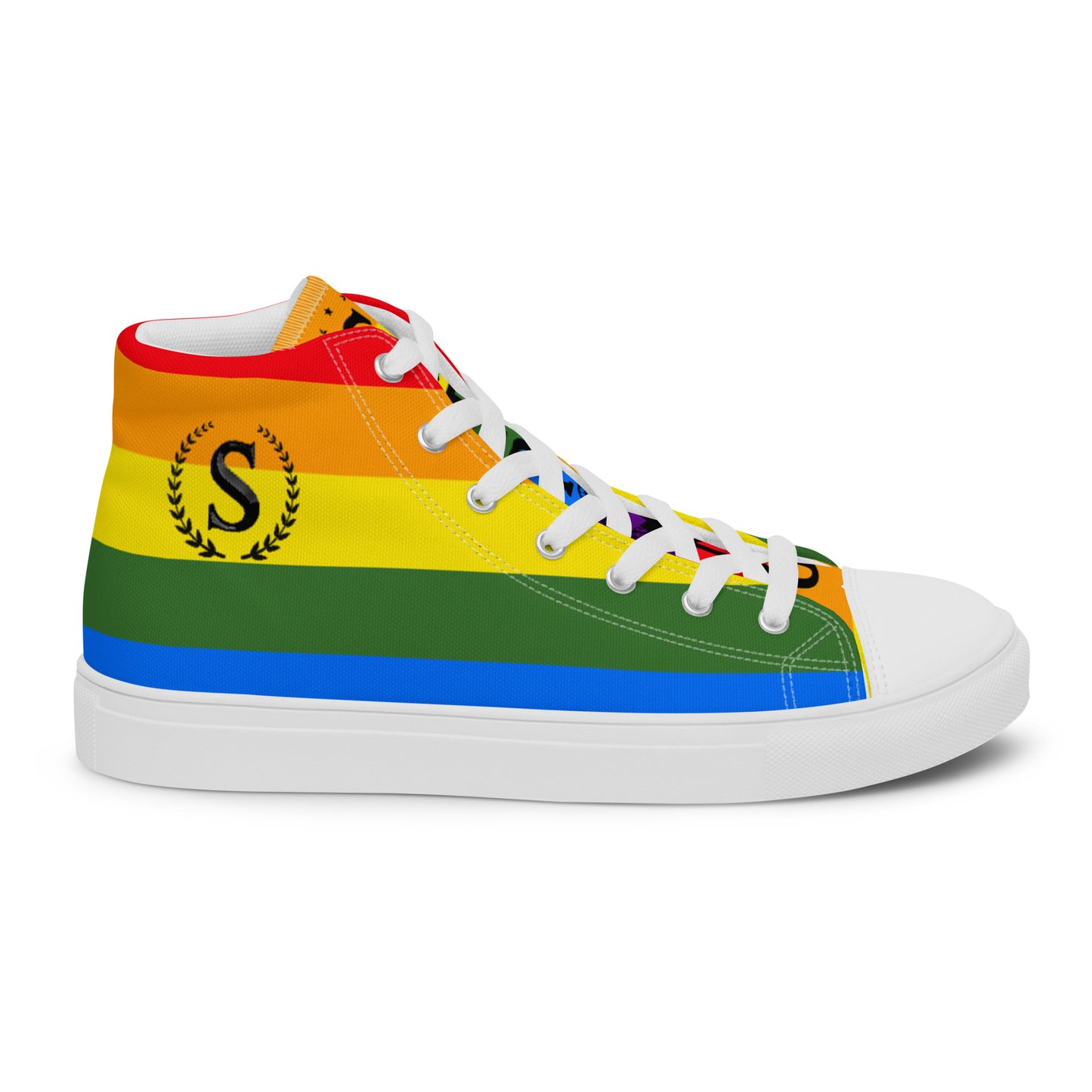 Men’s high top canvas shoes