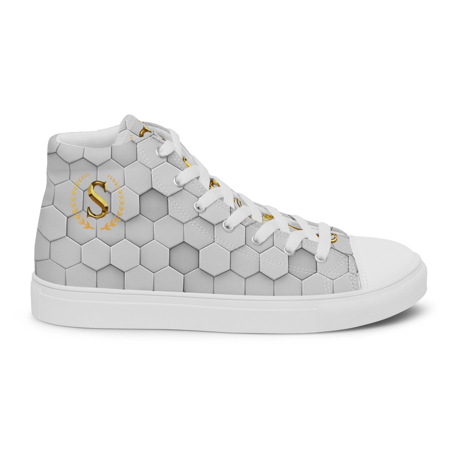 Men’s high top canvas shoes