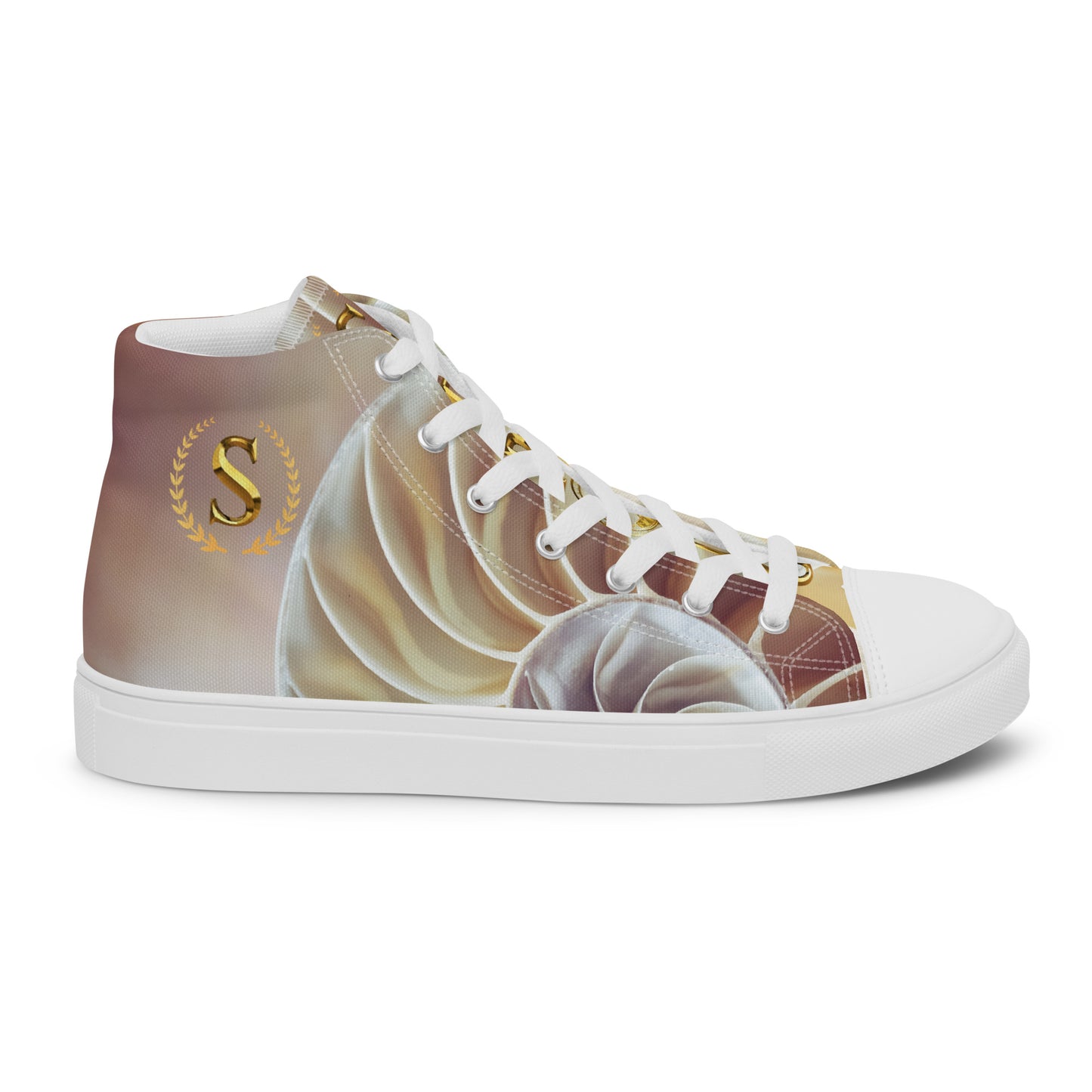 Men’s high top canvas shoes