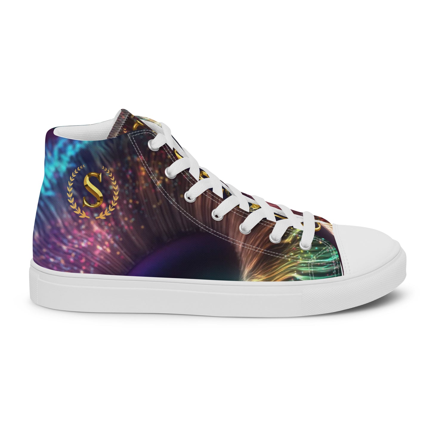 Men’s high top canvas shoes