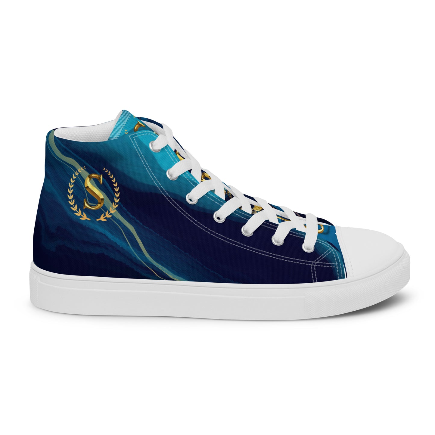 Men’s high top canvas shoes