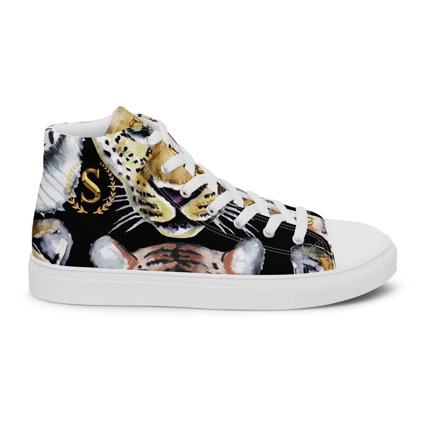 Men’s high top canvas shoes